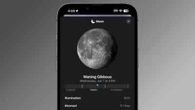 ios 17 weather app moon