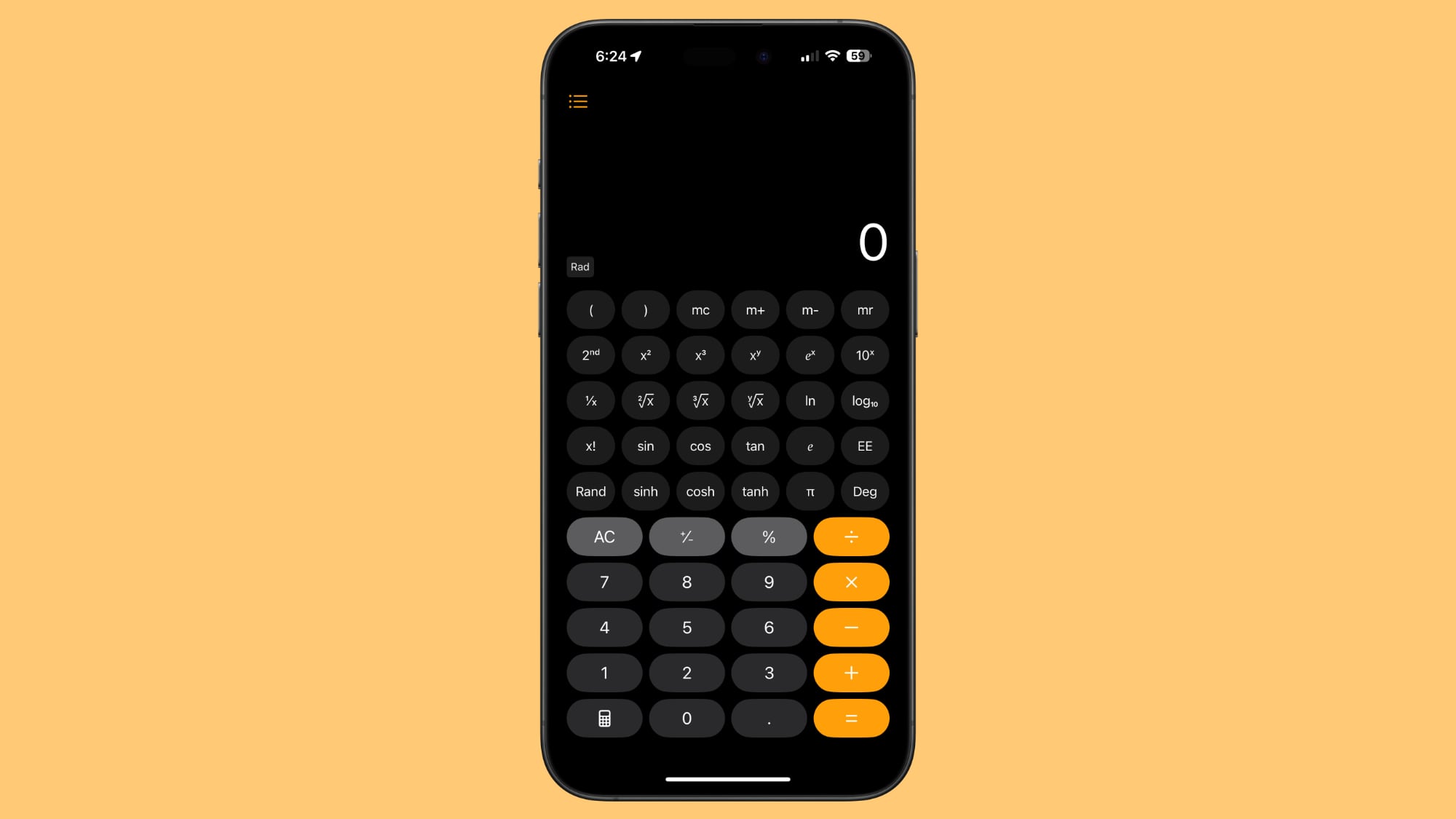 ios 18 scientific calculator