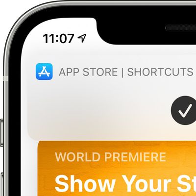 shortcuts home screen banner