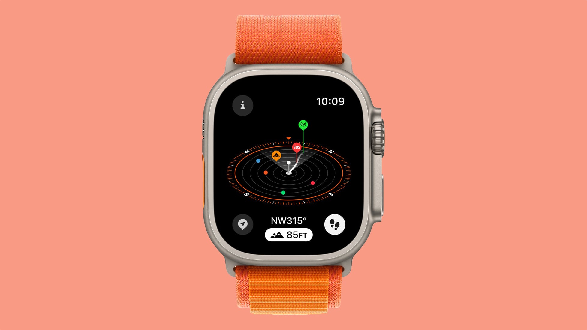 watchos 10 compass app