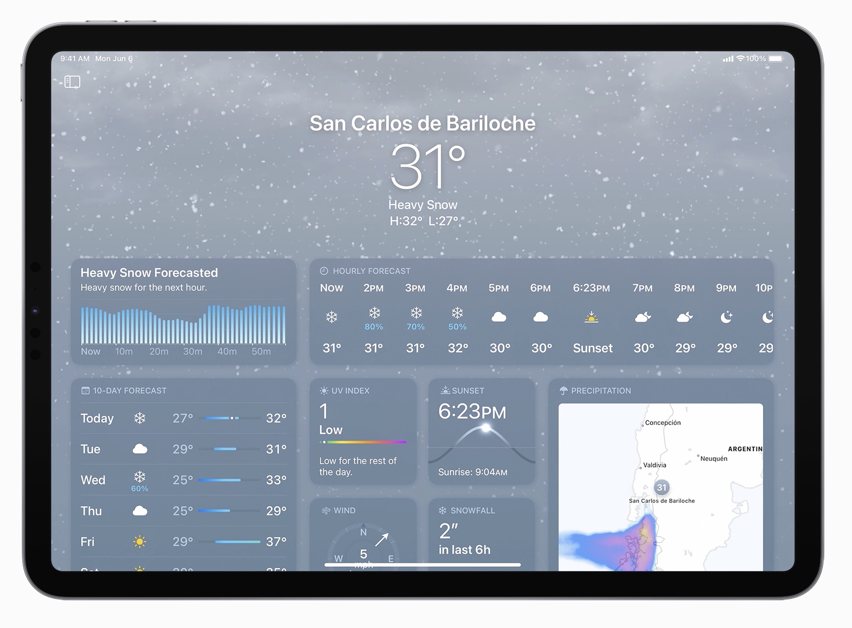 weather ipad